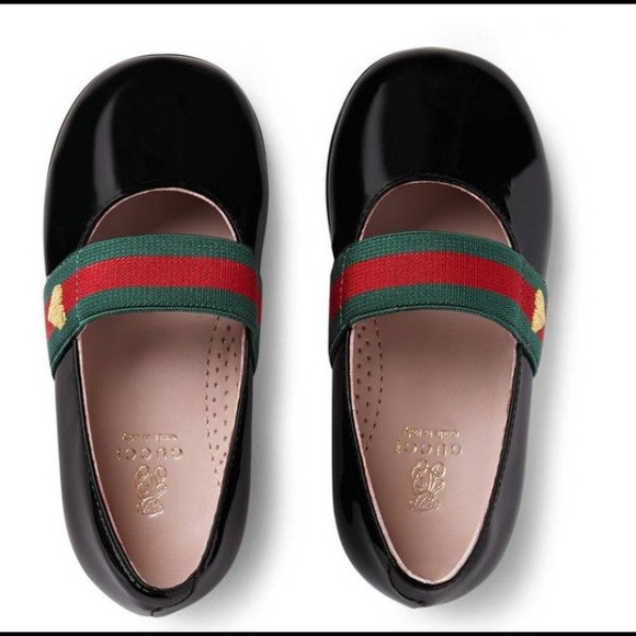 Gucci Other - Gucci Black leather maryjane flats Sz  7.5/23 $380
